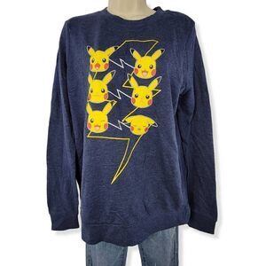 Pokemon Blue Crewneck Medium